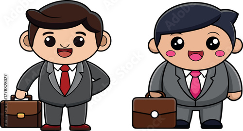 businessman cartoon, corporate man vector, employee worker illustration, office professional design, leadership concept art, confident male character, career development vector, formal outfit clipart,
