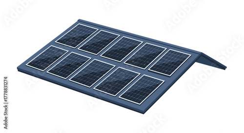 A clean energy solution roof mounted solar panels providing sustainable power generation for homes and businesses