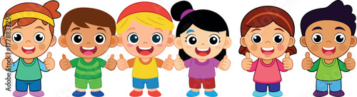 happy children cartoon, friendship vector design, school kids illustration, joyful childhood art, education concept clipart, fun together drawing, happy friendship concept, smiling cartoon kids, playf