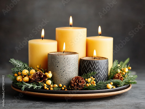 a minimalist Nordic Christmas