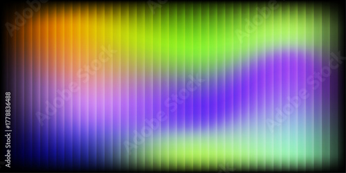 Vibrant abstract background with vertical stripes and smooth gradient blending of rainbow colors. Modern digital texture for design, wallpaper, poster, or futuristic concept art.