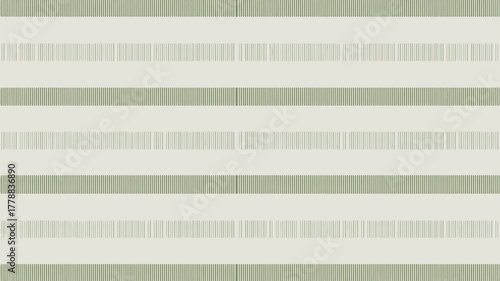 Abstract background with horizontal stripes of varying line density and color shades of green
