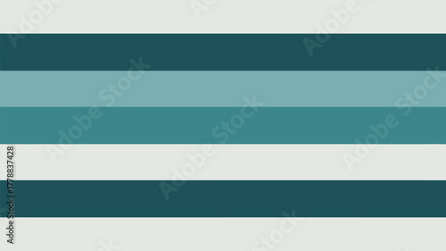 A simple abstract background with horizontal stripes in shades of teal and white color palette