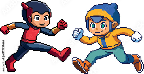  cartoon kids boxing, children boxing illustration, kids fighting sport, cute cartoon athletes, kids training boxing gloves, fun physical activity, fitness concept art, sports competition illustration