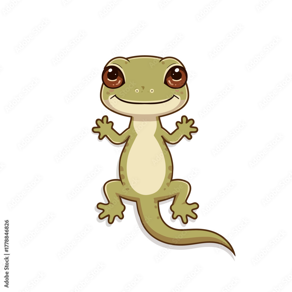 Obraz premium Cute Gecko Design Very Cool