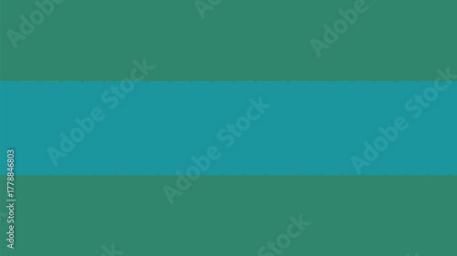 A simple background featuring a horizontal teal band between two green bands of equal width and height