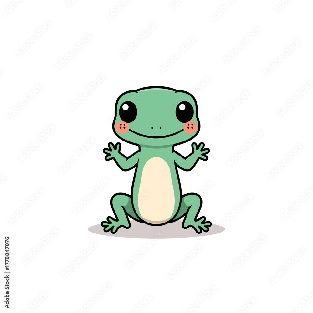 Fototapeta premium Cute Gecko Design Very Cool