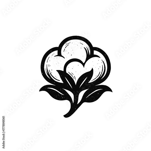 Cotton icon. Abstract sign 