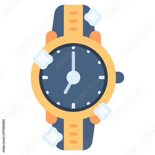 Wrist Watch vector icon. Jewelry icon flat style. perfect use for logo, presentation, website, and more. modern icon design color style
