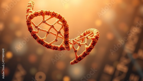 equations. A DNA helix woven from mathematical formulas, entwining all known life within its spiral. STEM education sheets, lab safety posters, designed for biotech research communications.