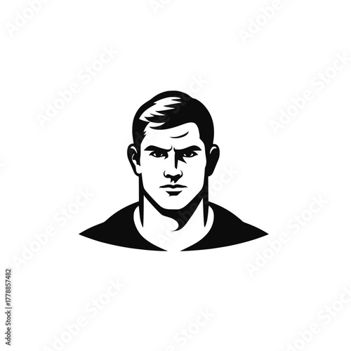 Mature man sign. Young man vector