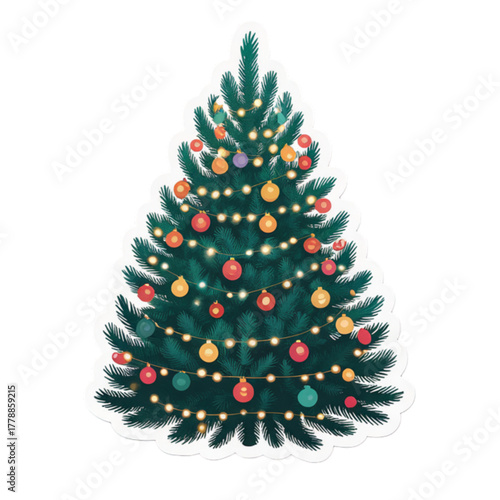 decorated christmas tree