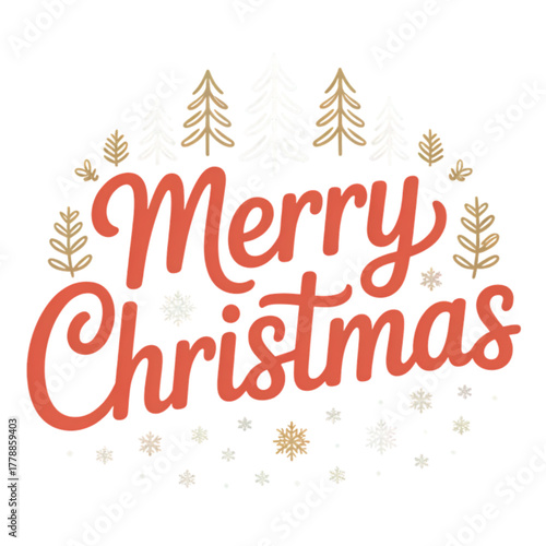 merry christmas lettering