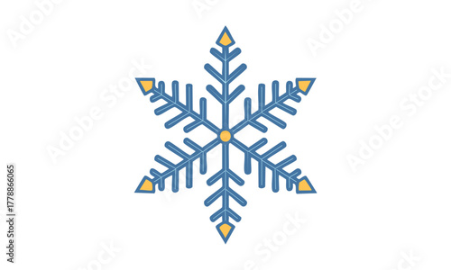 Christmas Icon. Minimal Flat Holiday Symbol Vector