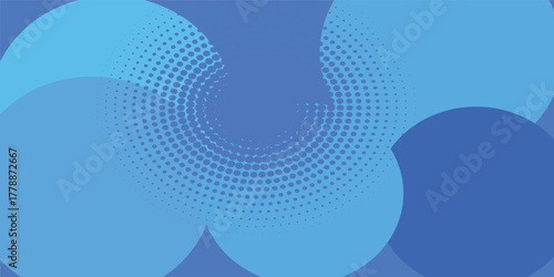 Sky blue elements with fluid gradient. Dynamic shapes composition. Vector illustration, Colorful geometric background. Abstract circle with blue background. Used to decorate billboards, Gradient shape