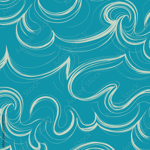 This stylish abstract background features swirling blue patterns, creating an immersive visual experience that conveys energy, fluidity, and artistic expression within design concepts.