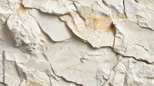 Cream limestone background texture natural stone surface with organic weathering patterns and mineral formations for sustainable web design applications