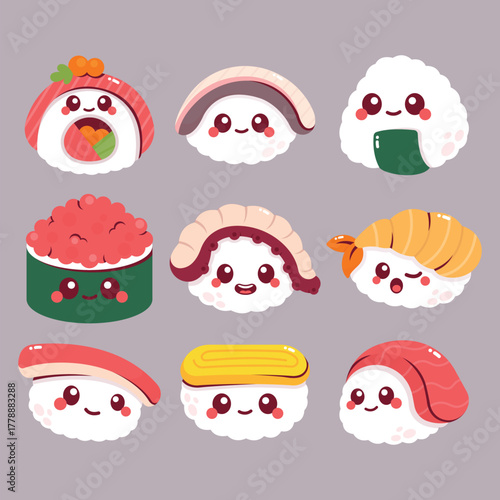 Kawaii Japanese Sushi Collection