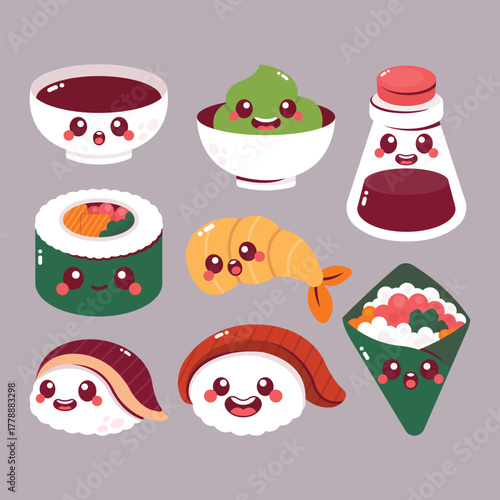 Kawaii Japanese Sushi Collection