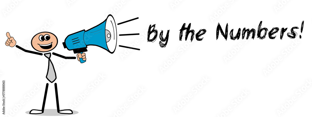 Naklejka premium By the Numbers!