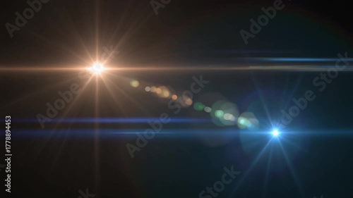  Lens Flare Transition Pack with all directions, Abstract Light transition and light leaks 