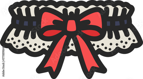 Garter Filled Line Icon