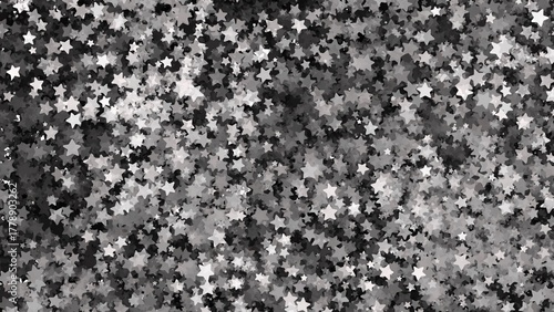 black and white texture stars