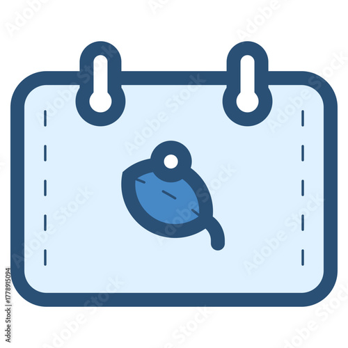 spring season calendar icon illustration