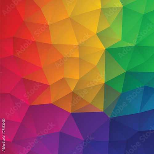 colored triangular background. polygonal style. eps 10