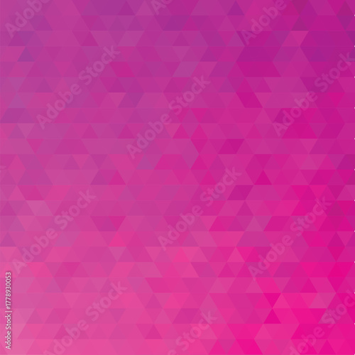 colorful triangles illustration. pink geometric design. eps 10