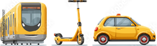 Urban Eco-Transport: A Sustainable Smart City Journey