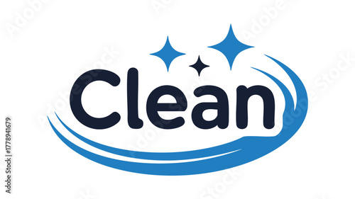 Fresh and clean service emblem