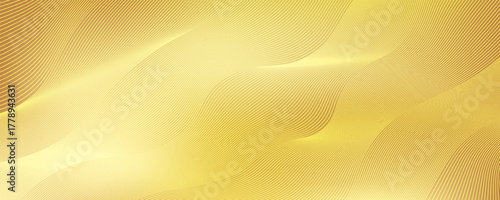 Contemporary technology cover design with gold background and geometric patterns. Premium gold vector technology background for business templates, digital certificates.