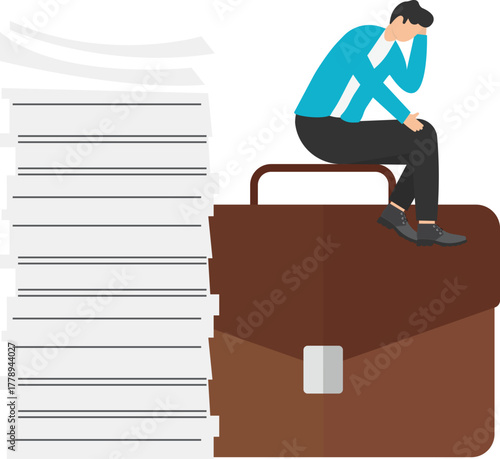 Stress and depression from overwork or too many responsibilities, toxic work environment,
