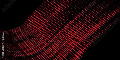 Red black brush stroke pattern car sticker abstract banner sporty lines red black color combination brush stroke pattern grunge motorsport racing design, Eps 10.