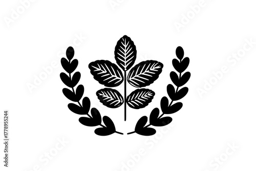 Elegant Herbs: Tribute Culinary Artistry | Clean, isolated vector art for creative projects.