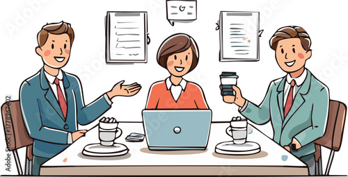 Playful Business Doodle Icons Set – Fun Hand-Drawn Office Illustrations for Workplace and Startup Themes
A cheerful doodle-style vector set featuring business and office scenes. Perfect for workplace 