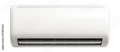 Wall-mounted split AC for homes, with a sleek white design and compact indoor unit.