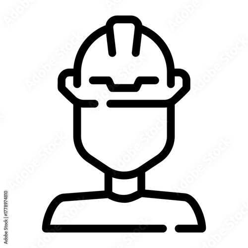construction foreman icon