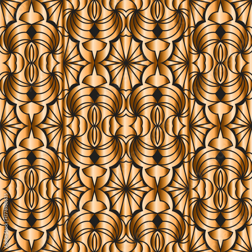 seamless pattern luxury art deco elements