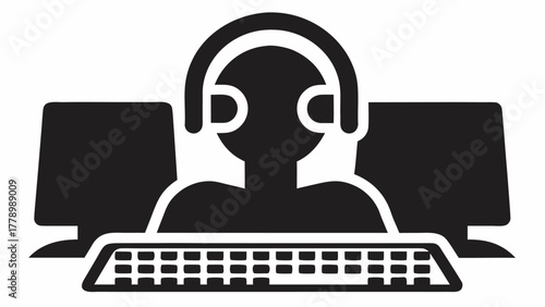 Exceptional customer support agent providing assistance, ready to help solve problems, a vector illustration of customer service at its finest