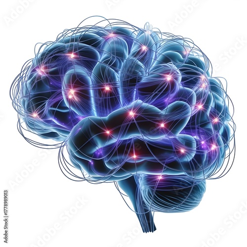 Luminous Fiber Brain Representing Artificial Intelligence