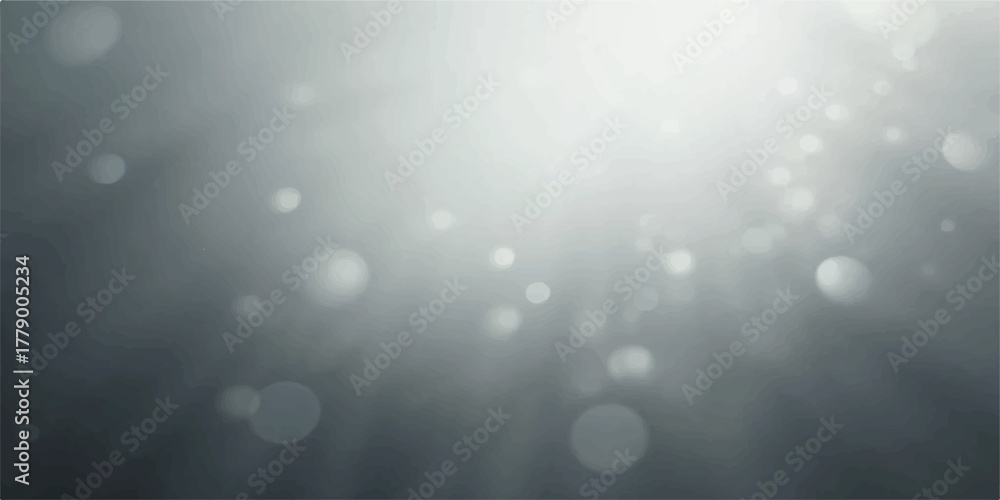 Bright blue bokeh lights blur into an abstract background design for a shiny winter holiday illustration