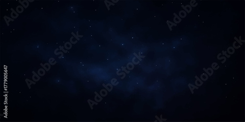 Abstract blue galaxy background with bright stars and nebula light in motion