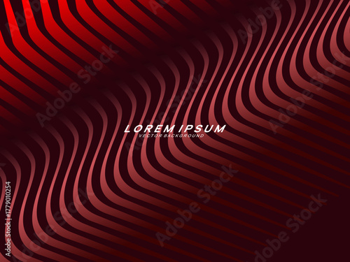Premium background design with diagonal gradient red lines pattern. Vertical vector template for digital luxury business banner, poster, luxury voucher, prestigious gift certificate, etc.	