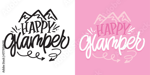 Cute hand drawn doodle lettering quote. Lettering for t-shirt design, mug print, bag print, clothes fashion. 100% hand drawn vector image.