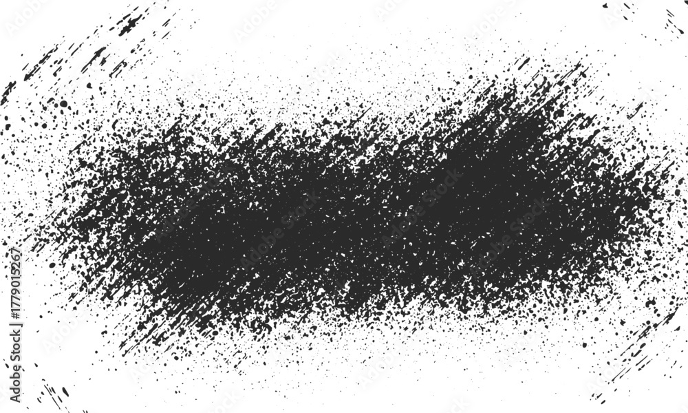 Fototapeta premium Vector brush painting texture with distressed black design, Grunge black brush texture for abstract wallpaper design