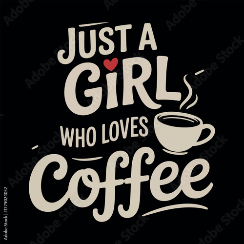 Coffee typography vector t-shirt design print