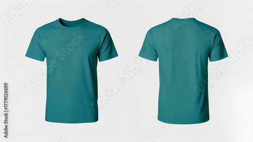 Tshirt mockup front and back view