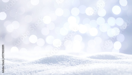 Wallpaper Mural Snowdrift with bokeh lights background. Torontodigital.ca